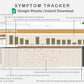 Google Sheets - Symptom Tracker - Boho