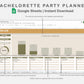 Google Sheets - Bachelorette Party Planner - Boho