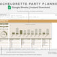 Google Sheets - Bachelorette Party Planner - Boho
