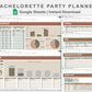 Google Sheets - Bachelorette Party Planner - Earthy