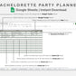 Google Sheets - Bachelorette Party Planner - Earthy