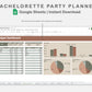 Google Sheets - Bachelorette Party Planner - Earthy