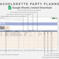 Google Sheets - Bachelorette Party Planner - Sweet