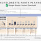 Google Sheets - Bachelorette Party Planner - Sweet