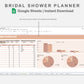 Google Sheets - Bridal Shower Planner - Neutral