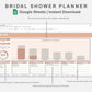 Google Sheets - Bridal Shower Planner - Neutral