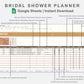 Google Sheets - Bridal Shower Planner - Boho