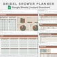 Google Sheets - Bridal Shower Planner - Earthy