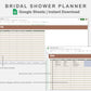 Google Sheets - Bridal Shower Planner - Earthy