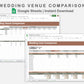 Google Sheets - Wedding Venue Comparison - Earthy