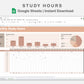 Google Sheets - Study Hours - Neutral
