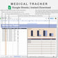 Google Sheets - Medical Tracker - Sweet