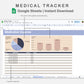 Google Sheets - Medical Tracker - Sweet