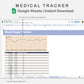Google Sheets - Medical Tracker - Sweet