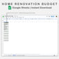 Google Sheets - Home Renovation Budget - Earthy