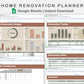 Google Sheets - Home Renovation Planner - Earthy