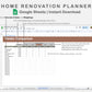 Google Sheets - Home Renovation Planner - Earthy