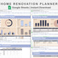 Google Sheets - Home Renovation Planner - Sweet