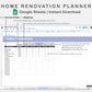 Google Sheets - Home Renovation Planner - Sweet