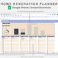 Google Sheets - Home Renovation Planner - Sweet