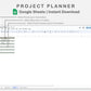 Google Sheets - Project Planner - Earthy