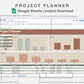 Google Sheets - Project Planner - Earthy