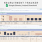 Google Sheets - Recruitment Tracker - Sweet