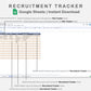Google Sheets - Recruitment Tracker - Sweet