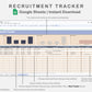 Google Sheets - Recruitment Tracker - Sweet