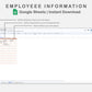 Google Sheets - Employee Information - Neutral