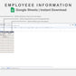 Google Sheets - Employee Information - Sweet