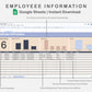 Google Sheets - Employee Information - Sweet