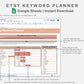 Google Sheets - Etsy Keyword Planner - Neutral