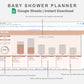 Google Sheets - Baby Shower Planner - Neutral