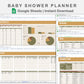 Google Sheets - Baby Shower Planner - Boho