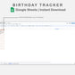 Google Sheets - Birthday Tracker - Neutral