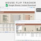 Google Sheets - House Flip Tracker - Earthy