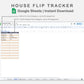 Google Sheets - House Flip Tracker - Sweet