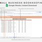 Google Sheets - Small Business Bookkeeping - Neutral