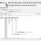 Google Sheets - Small Business Bookkeeping - Boho