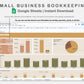 Google Sheets - Small Business Bookkeeping - Boho