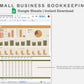Google Sheets - Small Business Bookkeeping - Boho