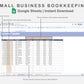 Google Sheets - Small Business Bookkeeping - Sweet