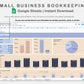 Google Sheets - Small Business Bookkeeping - Sweet