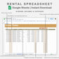Google Sheets - Rental Spreadsheet - Boho