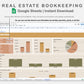 Google Sheets - Real Estate Bookkeeping - Boho