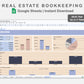 Google Sheets - Real Estate Bookkeeping - Sweet