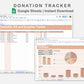 Google Sheets - Donation Tracker - Neutral