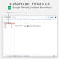 Google Sheets - Donation Tracker - Neutral