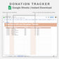 Google Sheets - Donation Tracker - Neutral